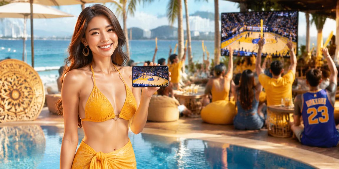 Người dùng Vũng Tàu theo dõi cược bóng rổ khi ngồi cà phê buổi tối